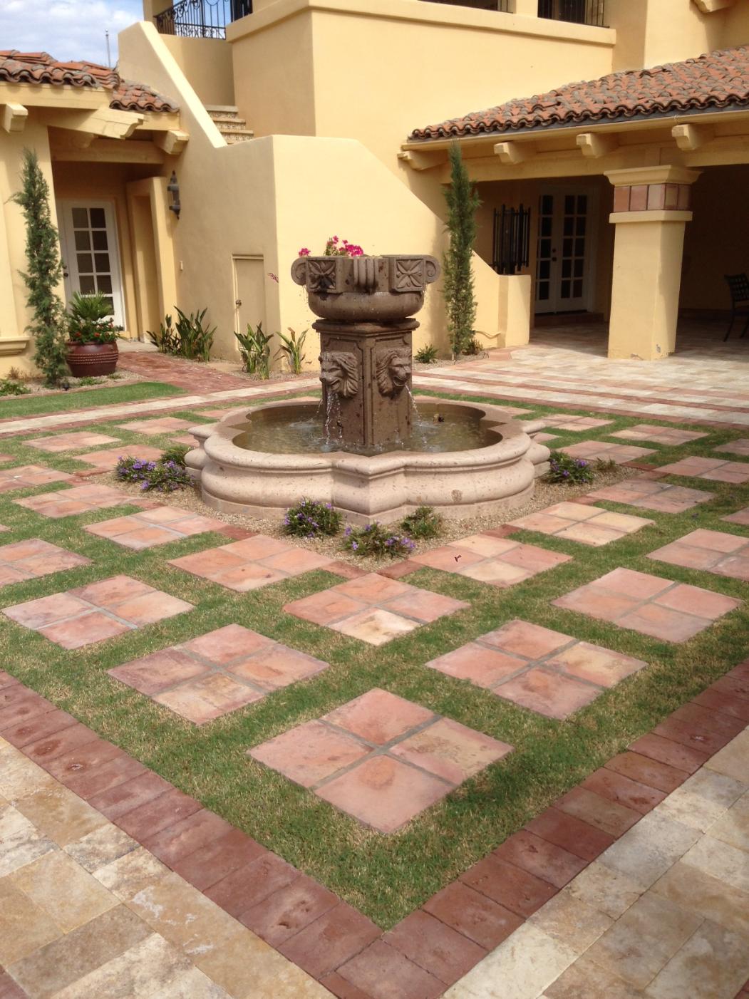 Beautiful custom patio and hardscape installation